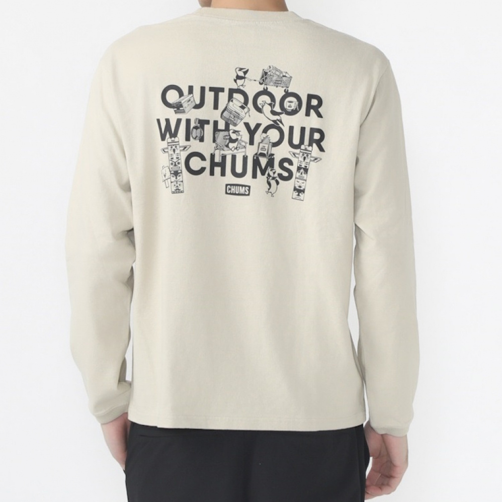 OWYC L/S T-Shirt ALPEN SMU(ライトベージュ-S　メンズ)