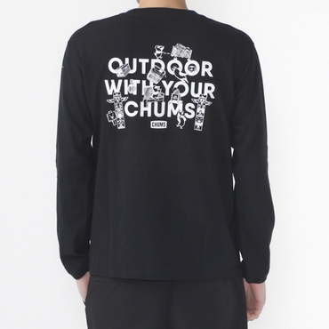 OWYC L/S T-Shirt ALPEN SMU(ブラック-S　メンズ)