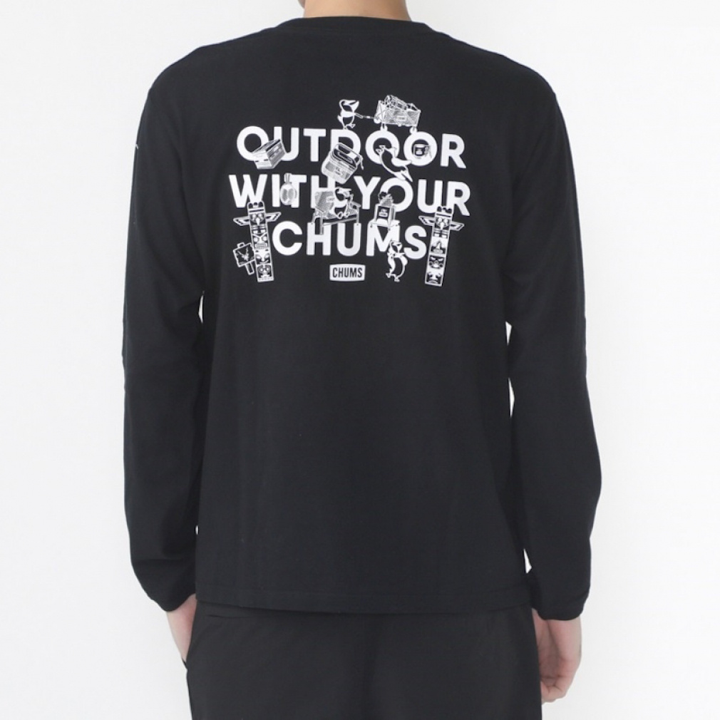 OWYC L/S T-Shirt ALPEN SMU(ブラック-S　メンズ)