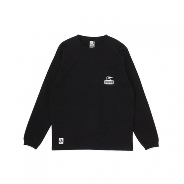 Booby Face Pocket Brushed L/S T-Shirt