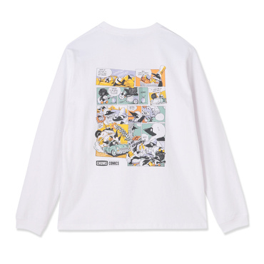 CHUMS Comics Pocket Brushed L/S T-Shirt