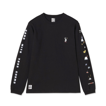 CHUMS Game Center Brushed L/S T-Shirt