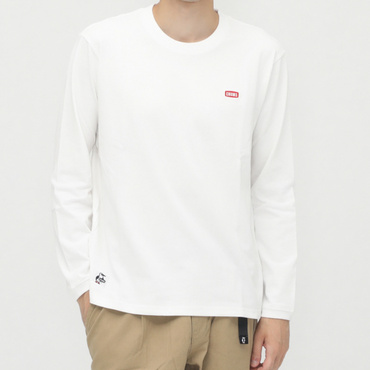 Booby Logo Brushed L/S T-Shirt ブービーロゴブラッシュドロングスリーブTシャツ