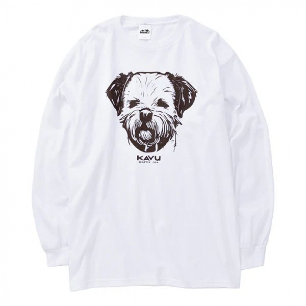 �J�u�[ �����Y �A�E�g�h�A�J�W���A�� ����T�V���c LS 25 Dog Tee 1982233202 KAVU