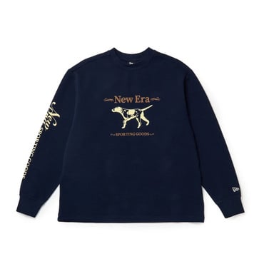 OD LS WAFFLE TEE OHASHI NVY