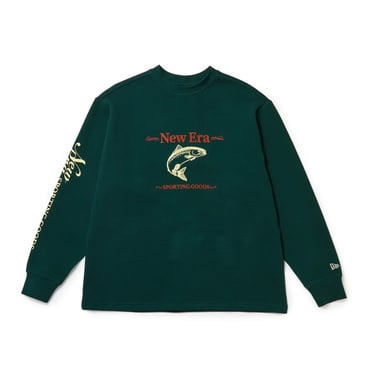 OD LS WAFFLE TEE OHASHI GRN