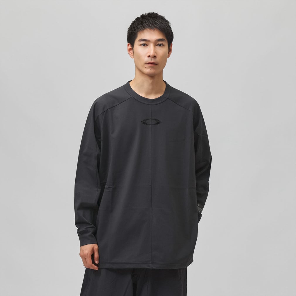 オークリー メンズ アウトドアカジュアル 長袖Tシャツ FGL STATIC LS
