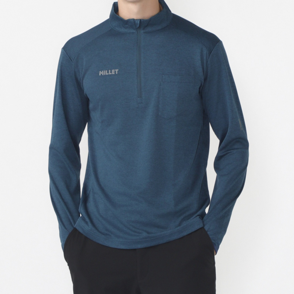 ミレー メンズ アウトドア 長袖Tシャツ EIRA II ZIP LS M MIV01980