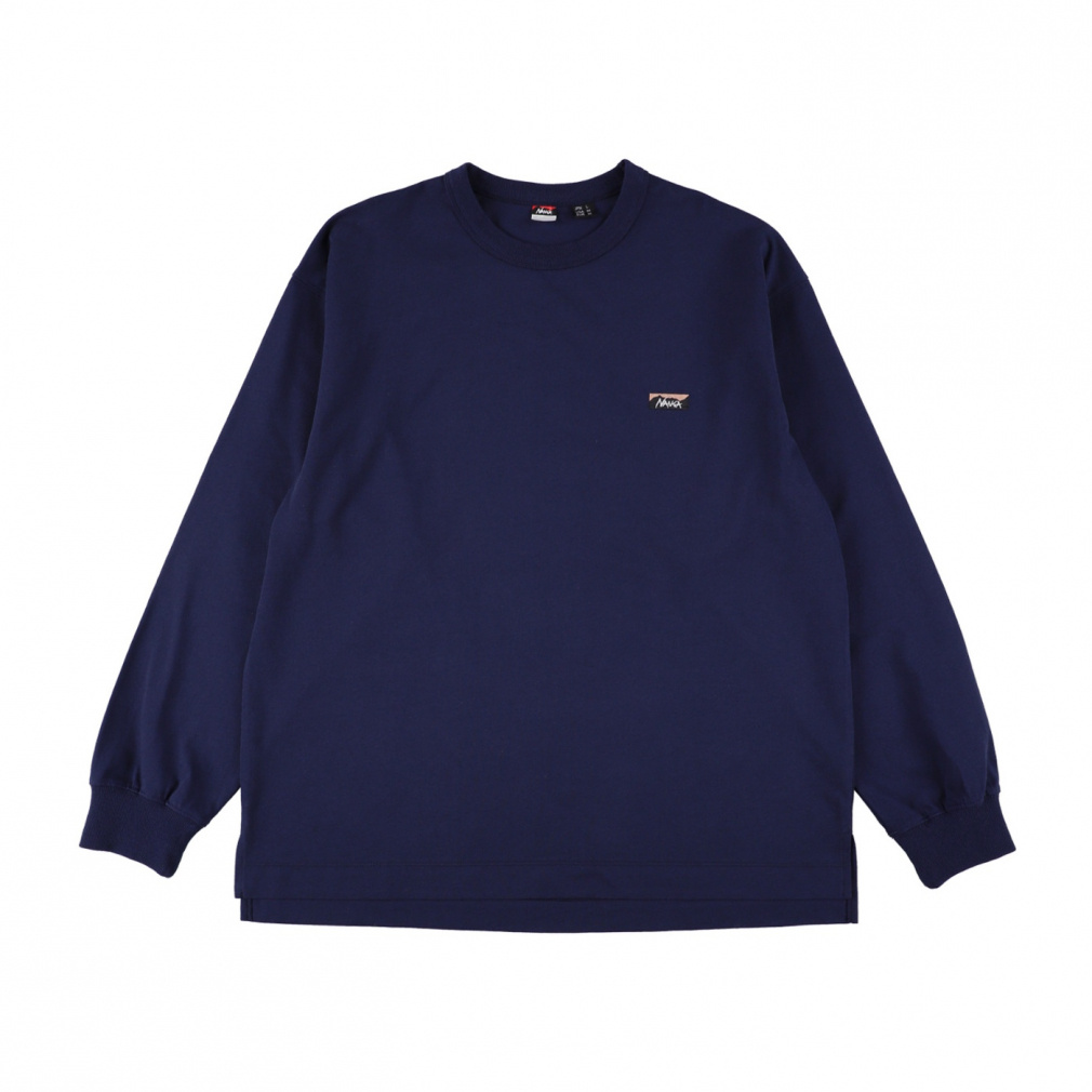 ナンガ メンズ アウトドアカジュアル 長袖Tシャツ ECO HYBRID BOX