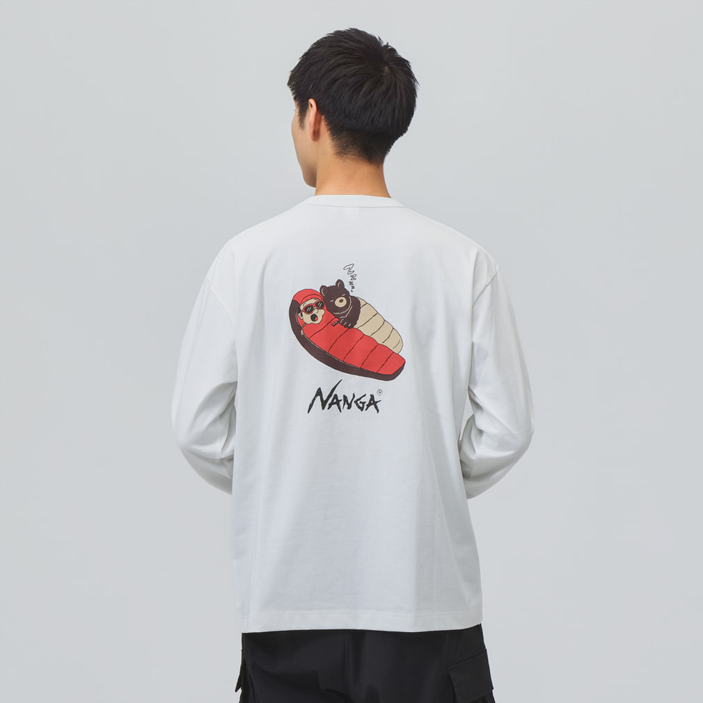 アルペン限定】 ナンガ メンズ アウトドアカジュアル 長袖Tシャツ