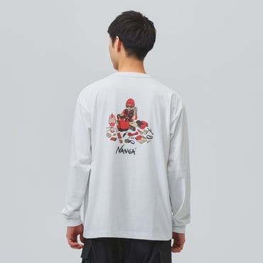 【アルペン限定】 NANGA CAMP GEAR GRAPHIC L/S TEE