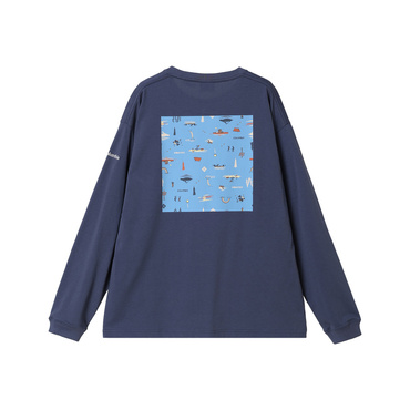 レイクトゥアベニューグラフィックロングスリーブTシャツ