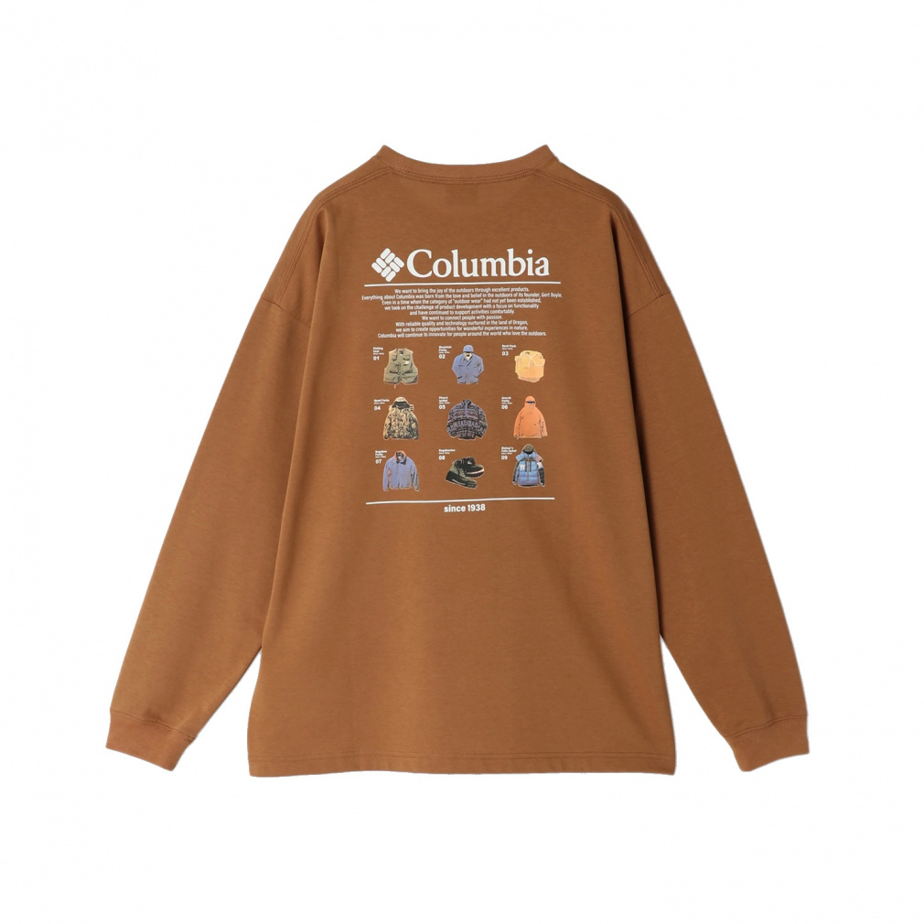ロストブルックロングスリーブグラフィックTシャツ