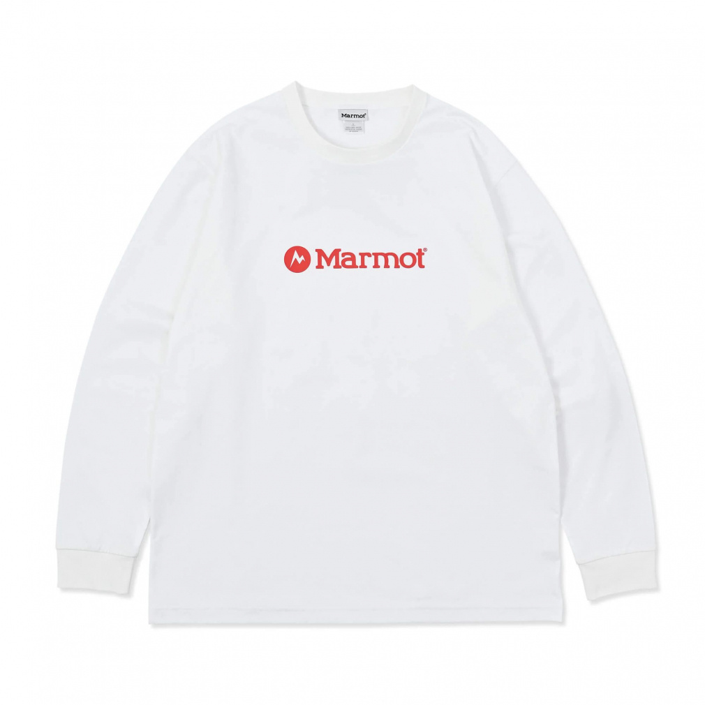 �}�[���b�g �����Y �g���b�L���O �����s�V���c Marmot Logo L/S T-Shirts FW25MLS065 Marmot
