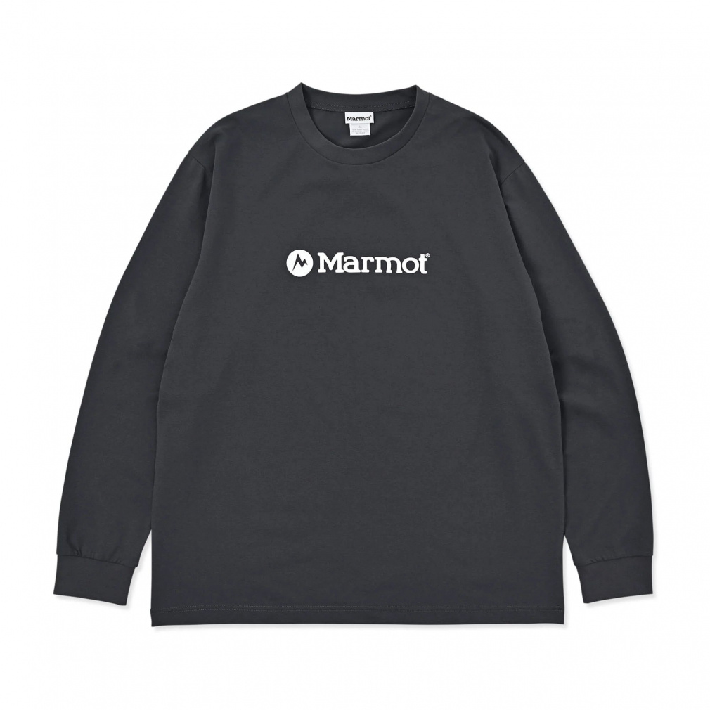 マーモット メンズ トレッキング 長袖Tシャツ Marmot Logo L/S T