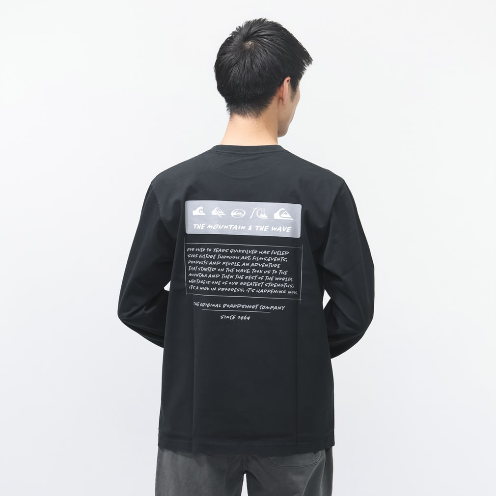 2026春夏 クイックシルバー メンズ アウトドアカジュアル 長袖Tシャツ