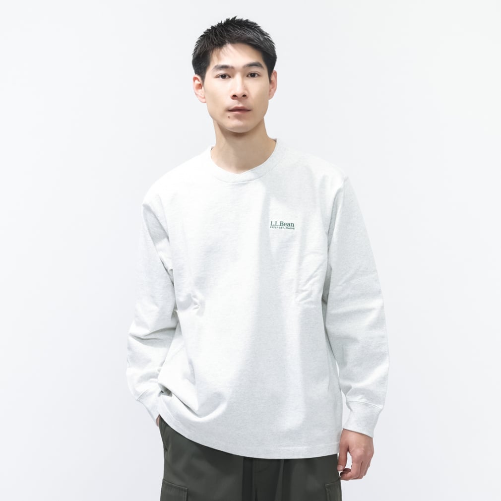 Union Long-Sleeve Tee(ライトグレー-S)