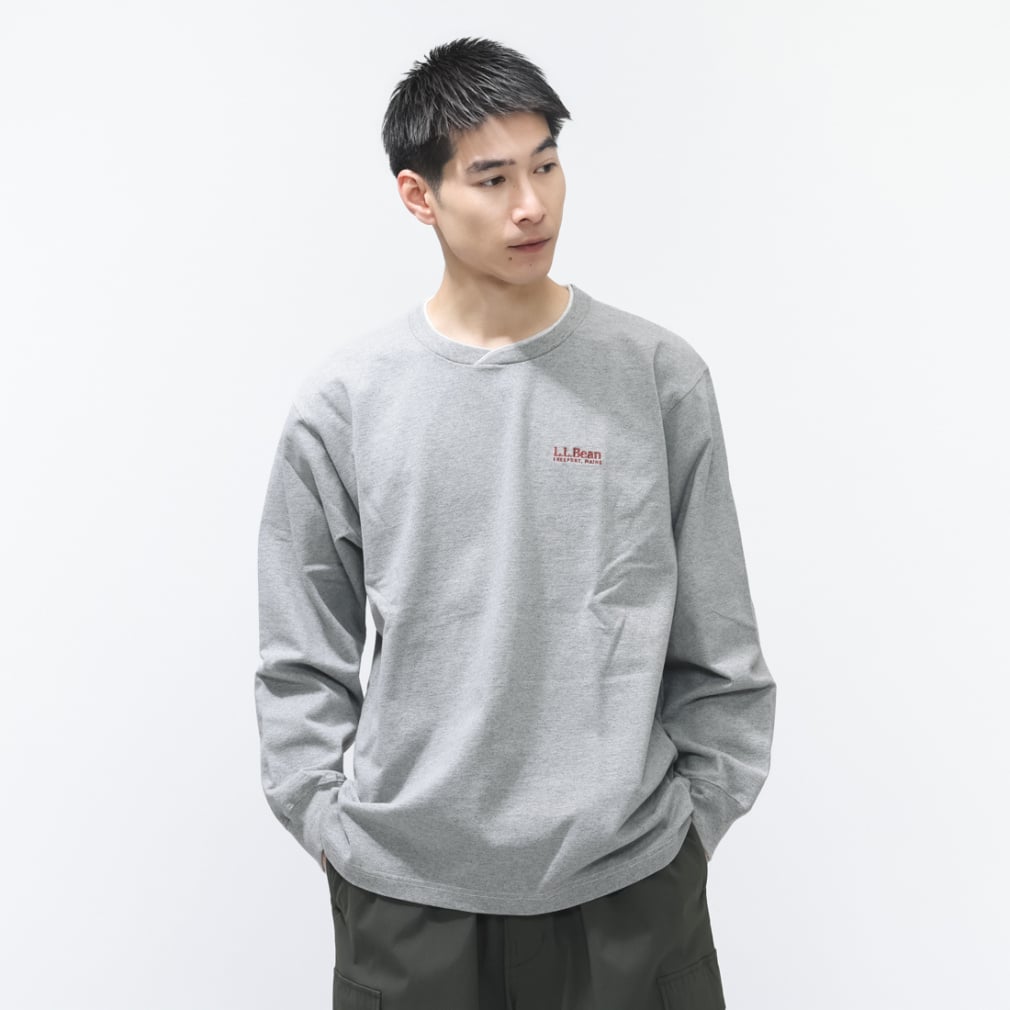 Union Long-Sleeve Tee(グレー-S)