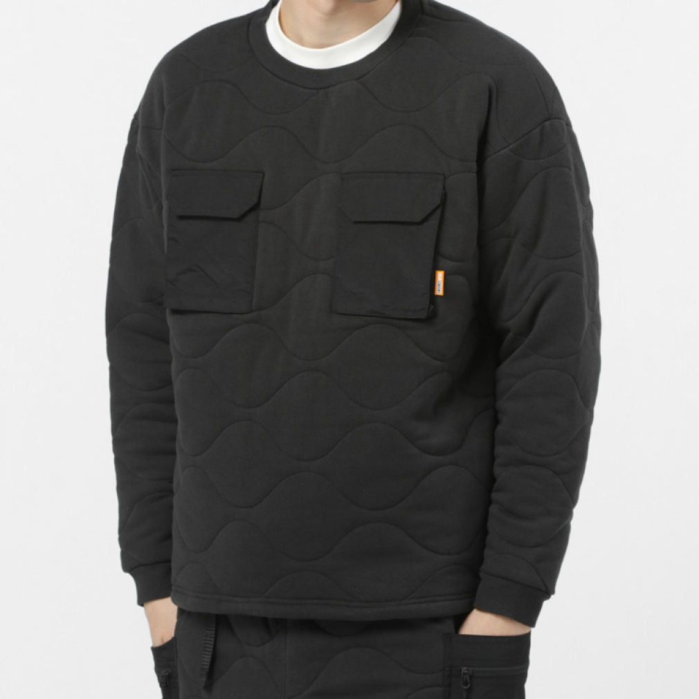 GEAR POCKET QUILT CREW 2.0(ブラック-M)