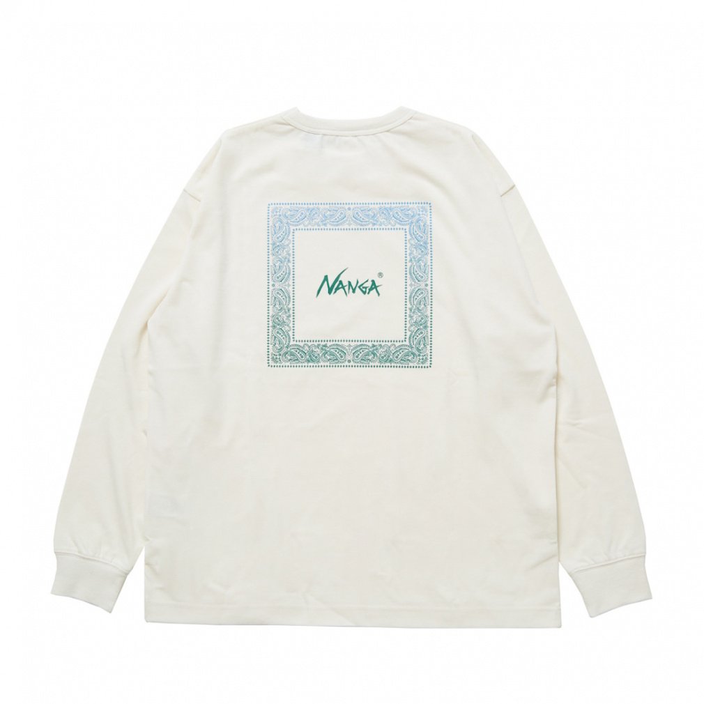 【アルペン限定モデル】 ナンガ×アルペン 別注L/S TEE(ホワイト-M)