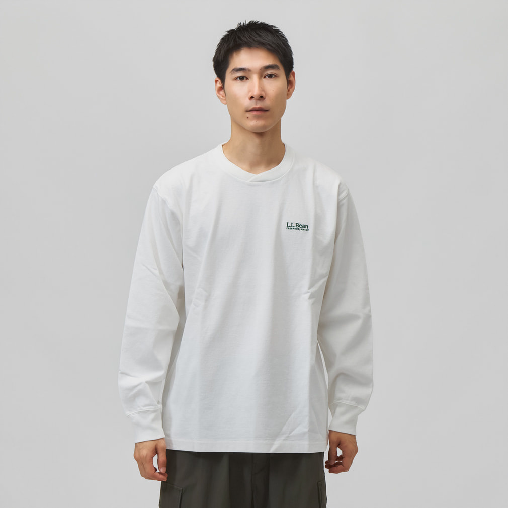 エルエルビーン　スキー　Tシャツ 2026秋冬 エルエルビーン メンズ アウトドアカジュアル 長袖Tシャツ