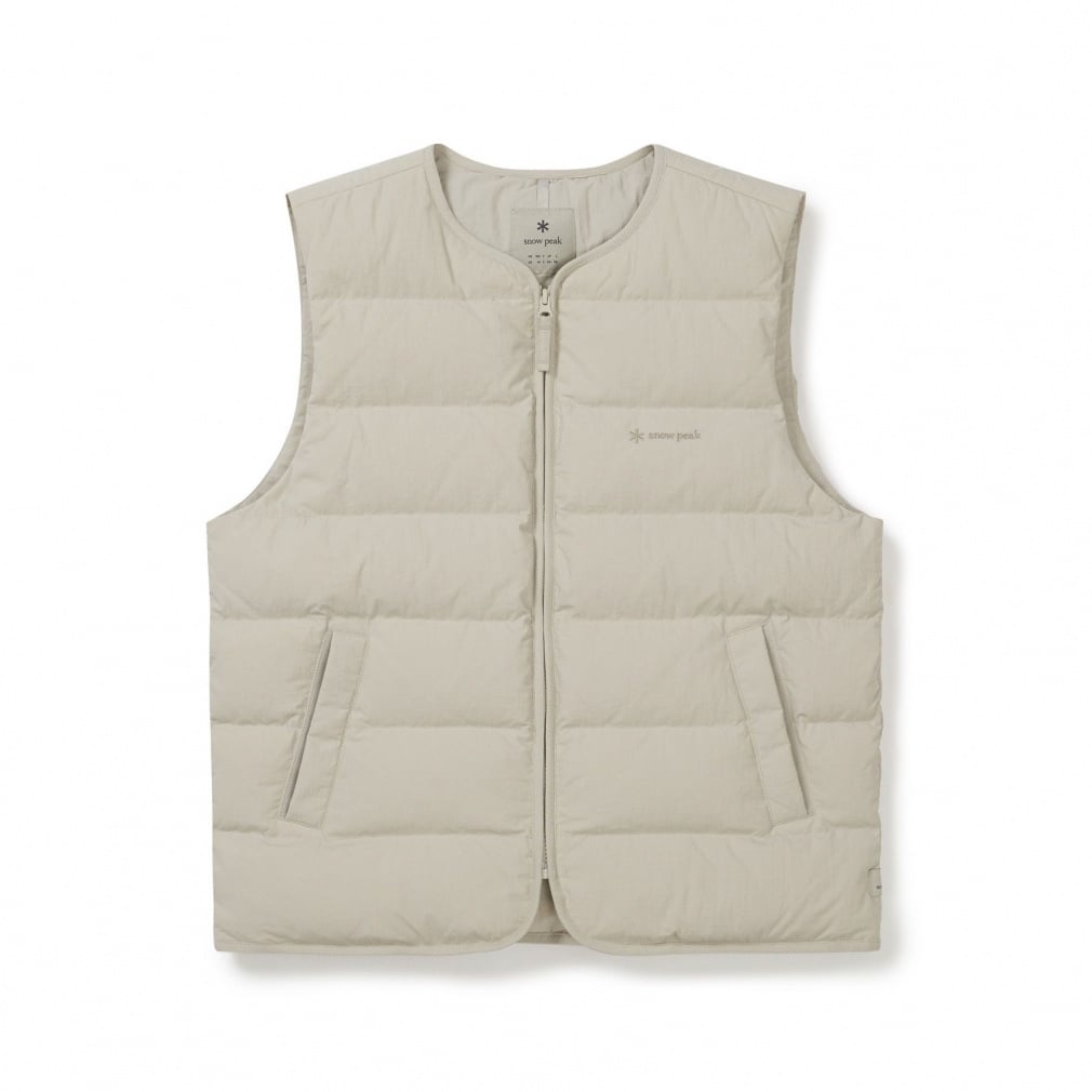 Land Lightweight Down Vest(ライトベージュ-M)