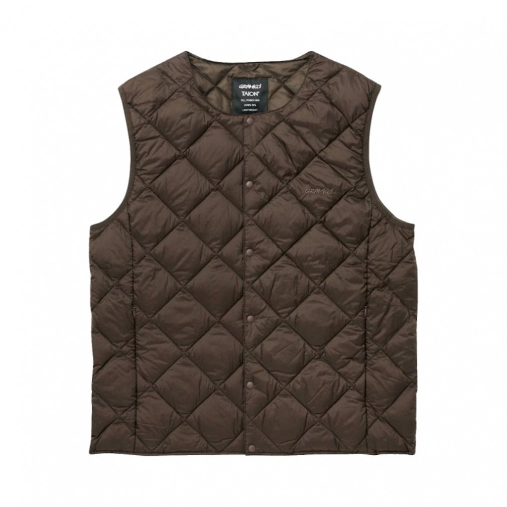 O~` Y AEghA ȃWPbg Ci[_ExXg_INNER DOWN VEST G4FU-J100 GRAMICCI