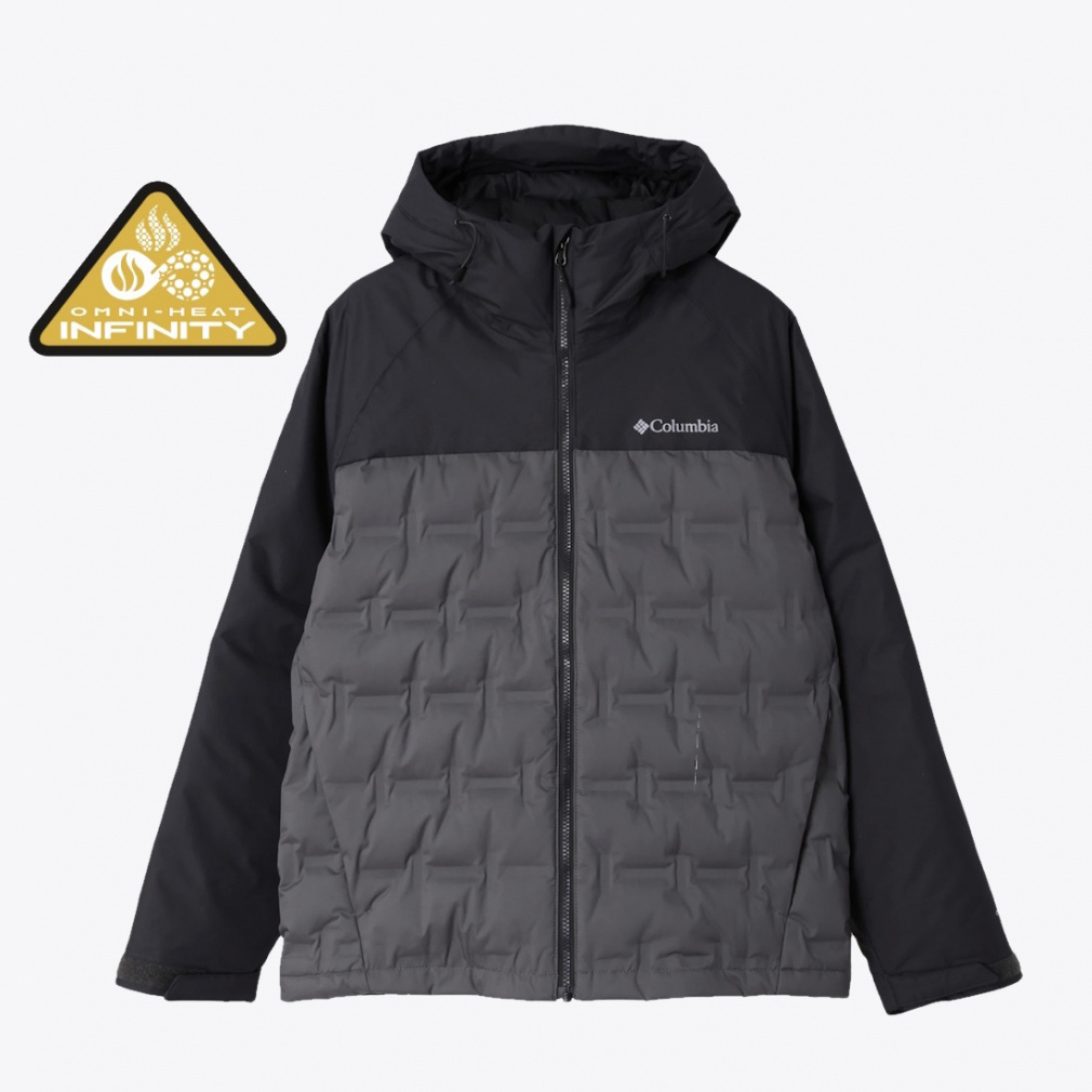 [新品、未使用]コロンビア グランドトレックiiiダウンフーテッドジャケット L 2025秋冬 コロンビア メンズ アウトドア ダウンジャケット グランド