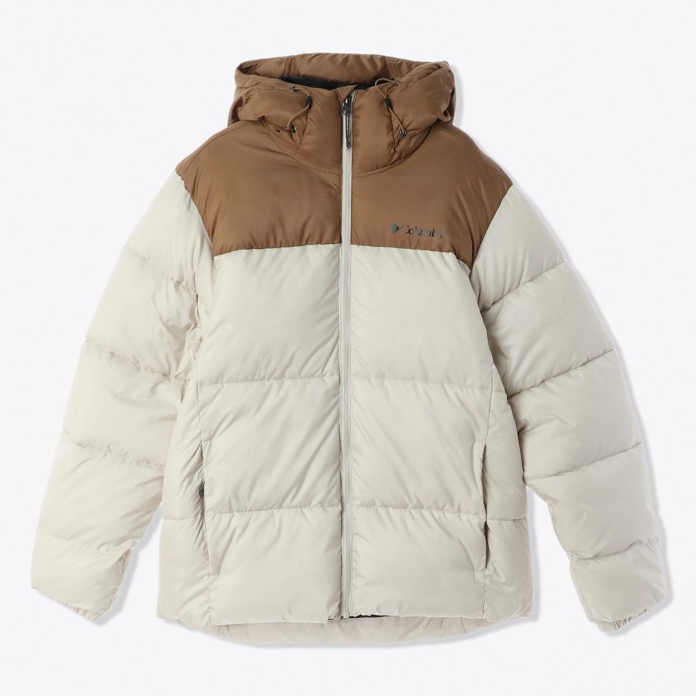 パフェクトIIフーデッドジャケット(サンド×キャメル-S)