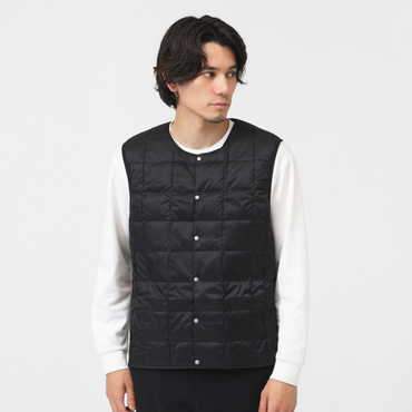 CREW NECK BUTTON DOWN VEST