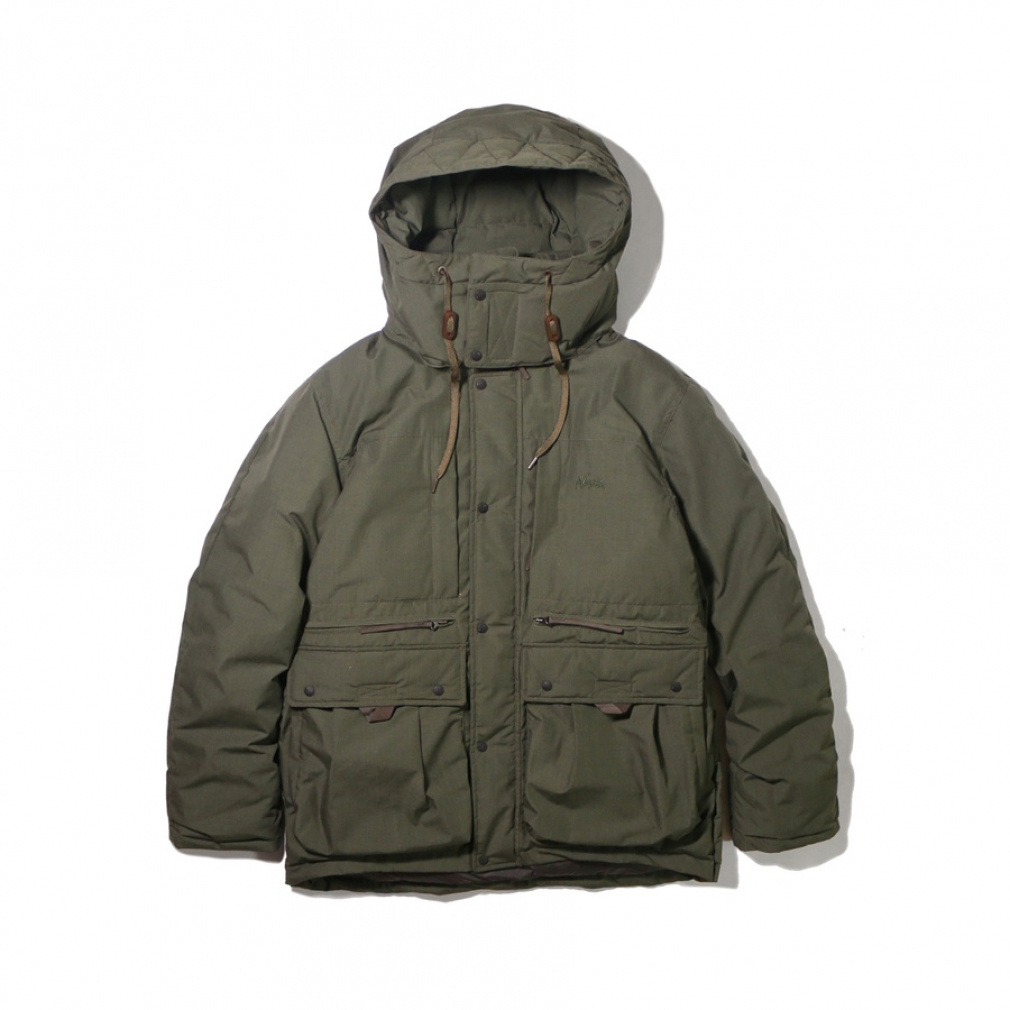 HINOC DOWN JACKET(カーキ-S)