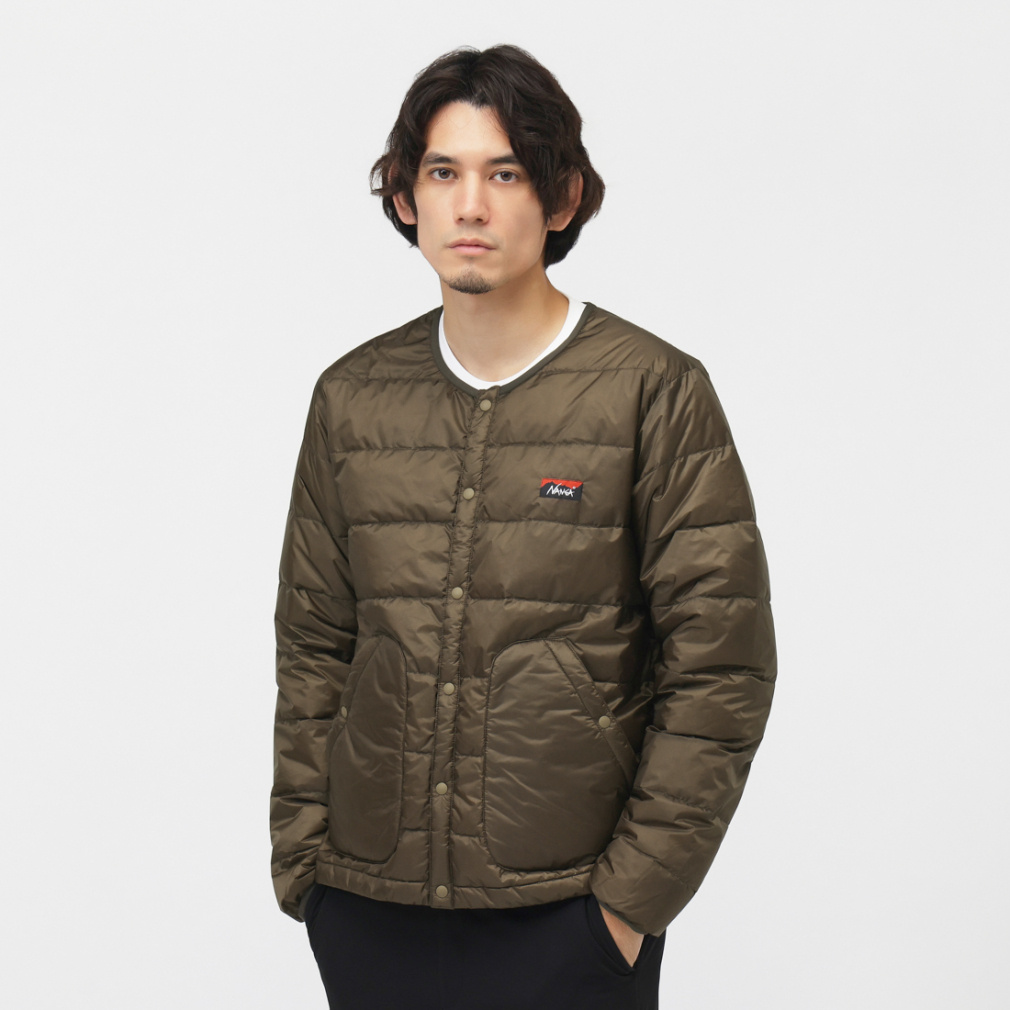 ATL DOWN CARDIGAN(ブラウン-S)