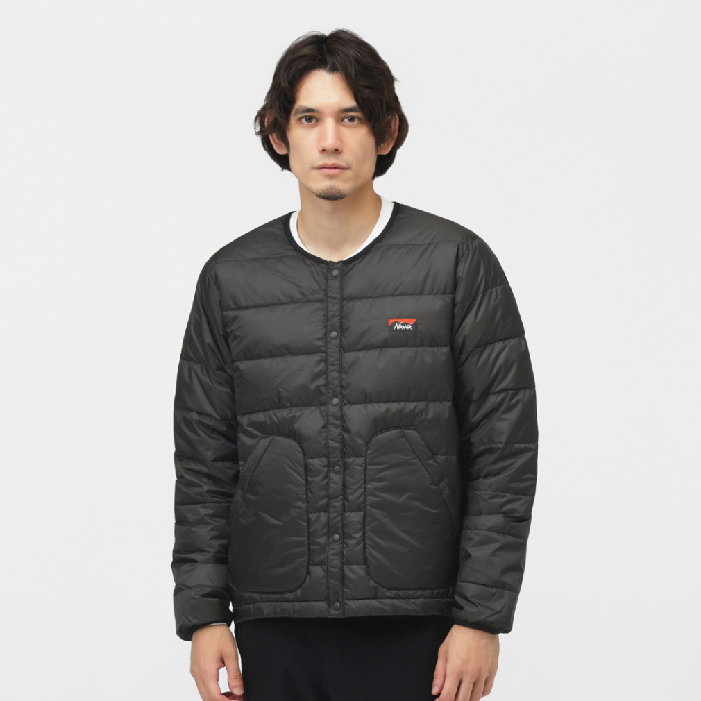 ATL DOWN CARDIGAN(ブラック-S)