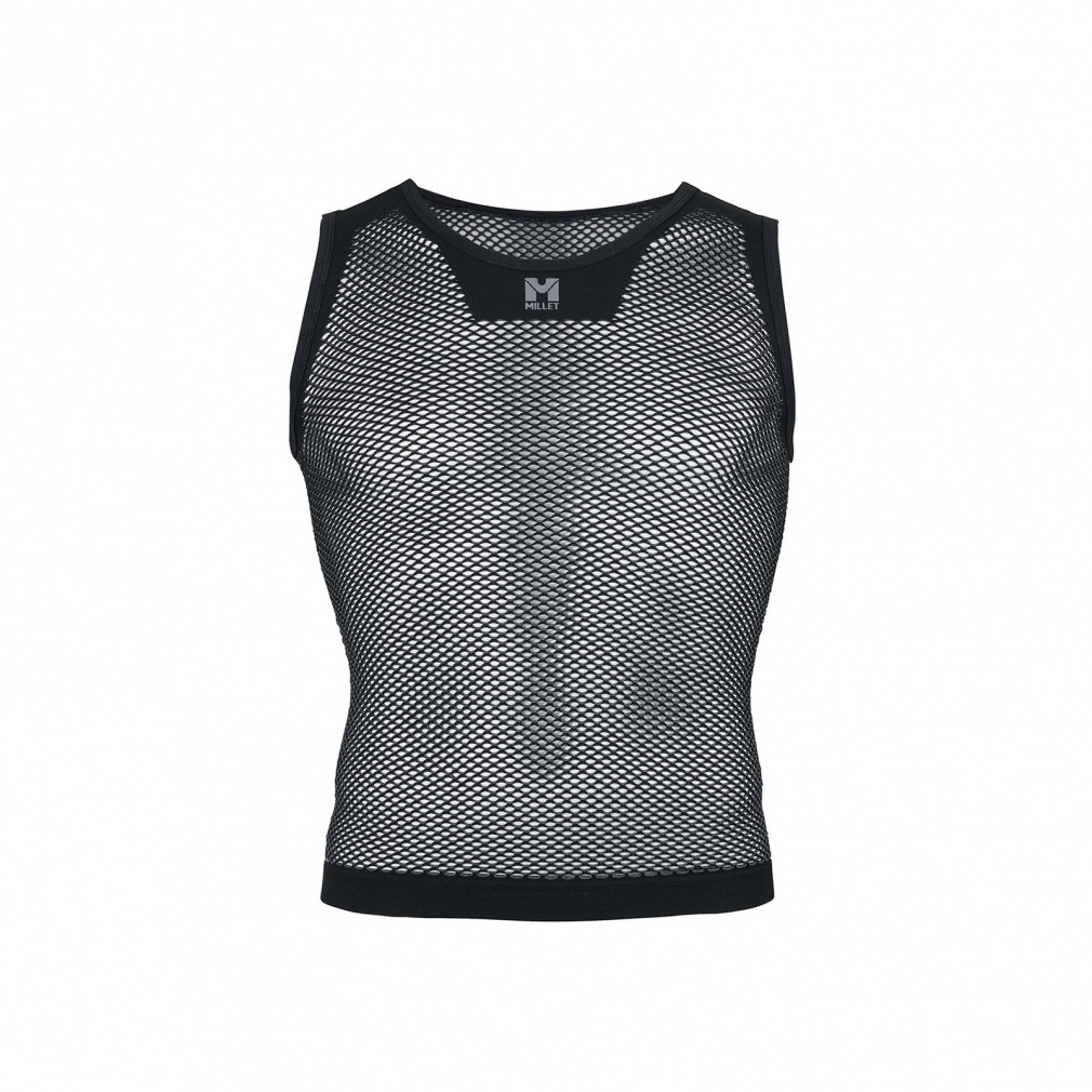 DRYNAMIC MESH NS CREW(ブラック-S-M)