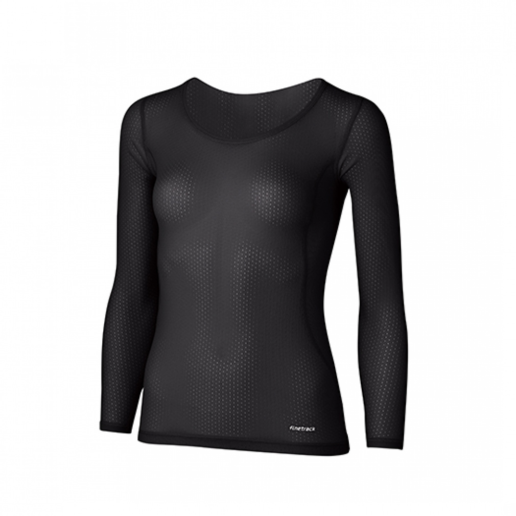 ドライレイヤーベーシックロングスリーブ(ブラック-S)