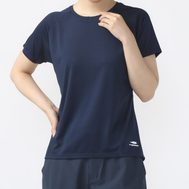 ティゴラ レディース アウトドア 吸水速乾 UPF50＋ クルー半袖Tシャツ TR-9D2404TS TIGORA