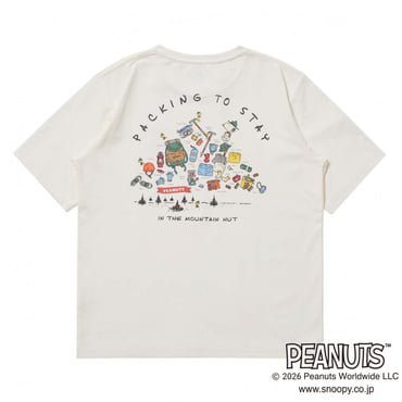 グラフィック半袖Tピーナッツパッキングリスト