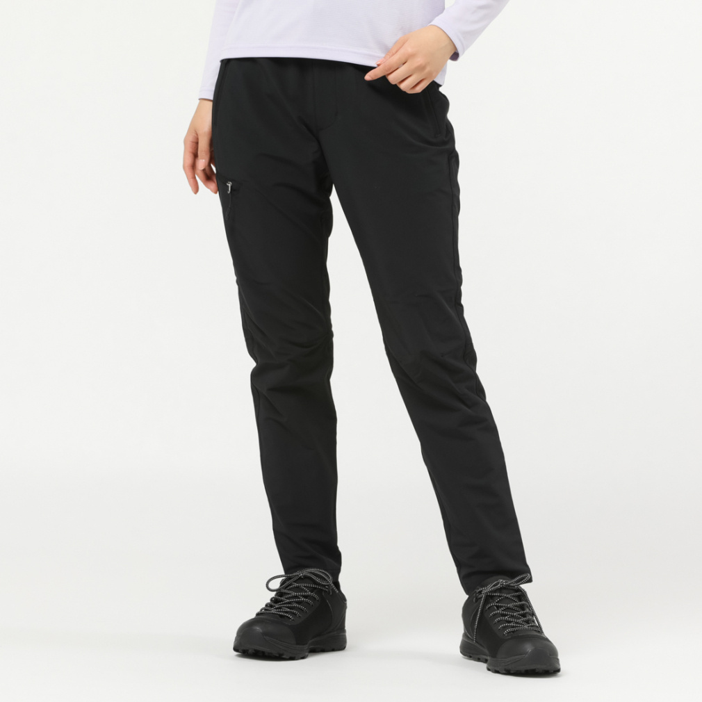 4WAYストレッチロングパンツ(ブラック-M)