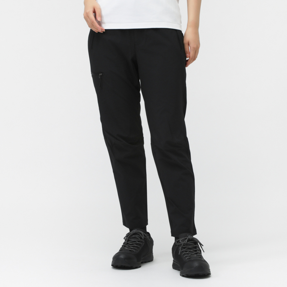 4WAYストレッチパンツ ゆったり(ブラック-L65cm)