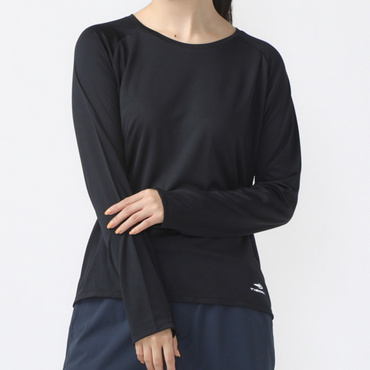 ティゴラ レディース アウトドア 吸水速乾 UPF50＋ クルー長袖Tシャツ TR-9D2424TL TIGORA