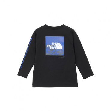 T L/S SleeveGraphicT トドラーロングスリーブスリーブグラフィックティー(キッズ)(ブラック-100cm)