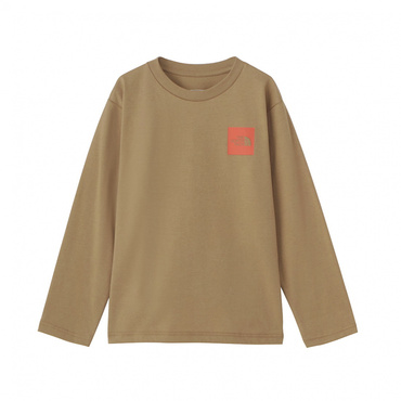 キッズ ロングスリーブスモールスクエアロゴティー