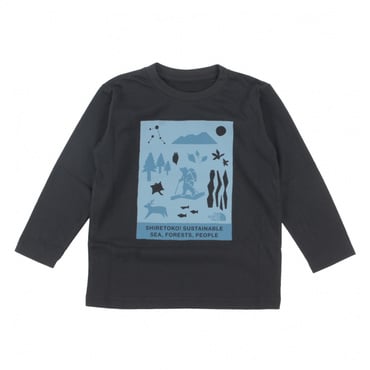 T L/S Shiretoko Toko Tee トドラーロングスリーブシレトコトコティー
