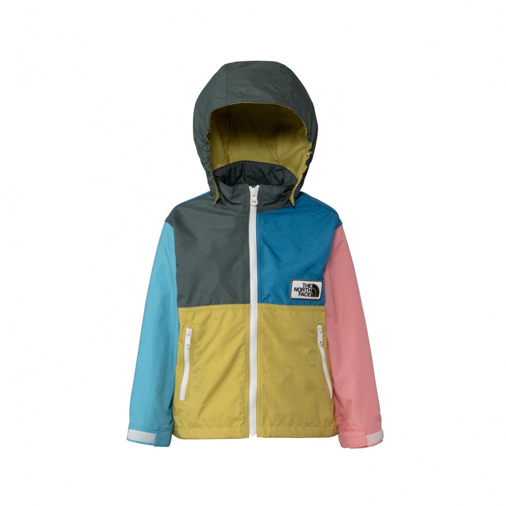 T Grand Compact Jacket トドラーグランドコンパクトジャケット(キッズ)(オリーブ×ブルー-100cm)