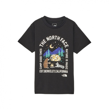 キッズ ショートスリーブルミナスキャンプグラフィックティー