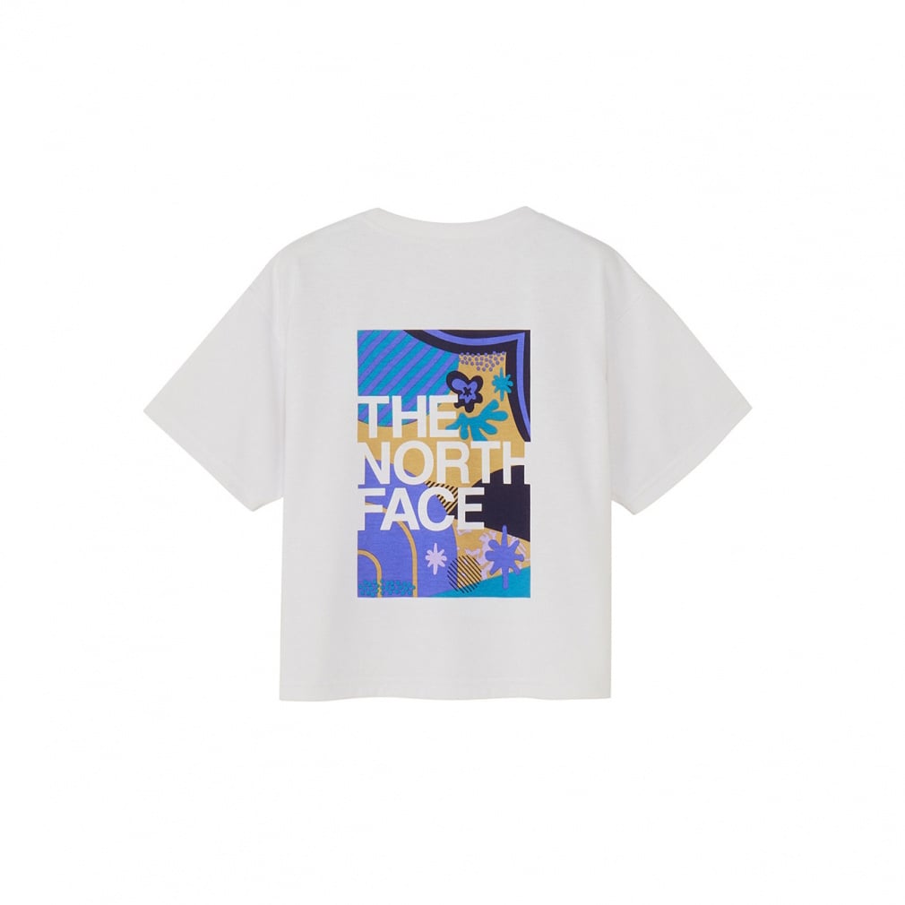 S/S Back Graphic Wide Tee ショートスリーブバックグラフィックワイドティー(ホワイト-130cm)