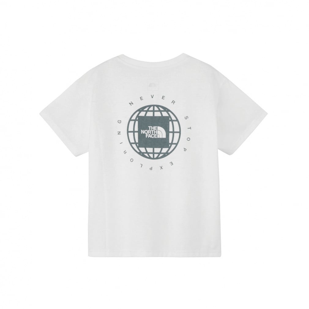 S/S GEO Square Logo Tee  ショートスリーブ ジオ スクエア ロゴ ティー(ホワイト-130cm)