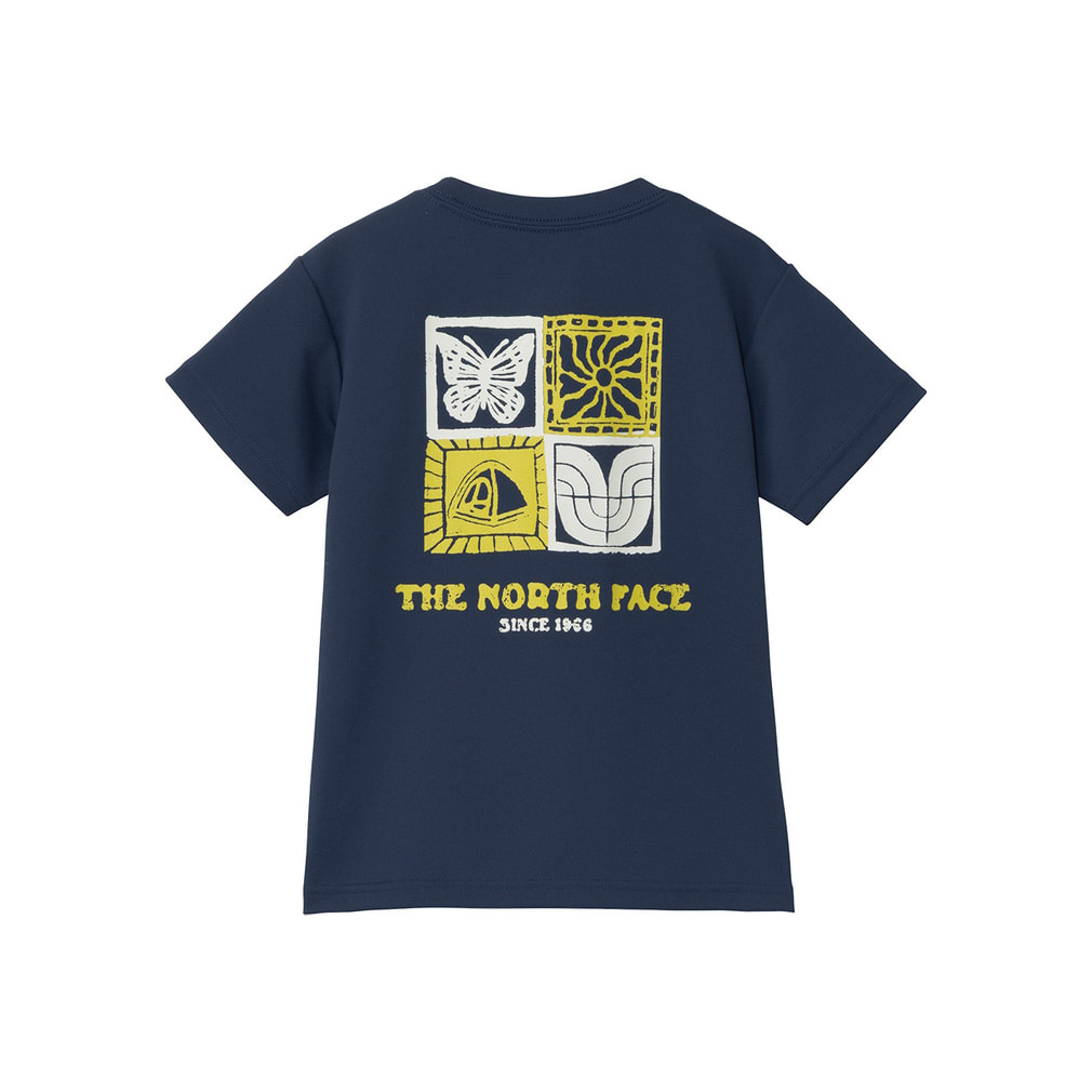 TショートスリーブTNFビーフリーグラフィックティー(ネイビー-100cm)
