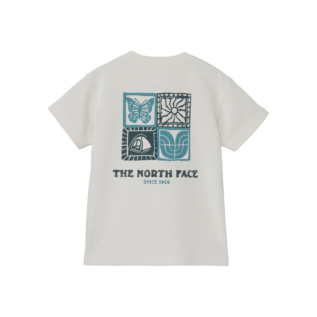 TショートスリーブTNFビーフリーグラフィックティー(オフホワイト-100cm)