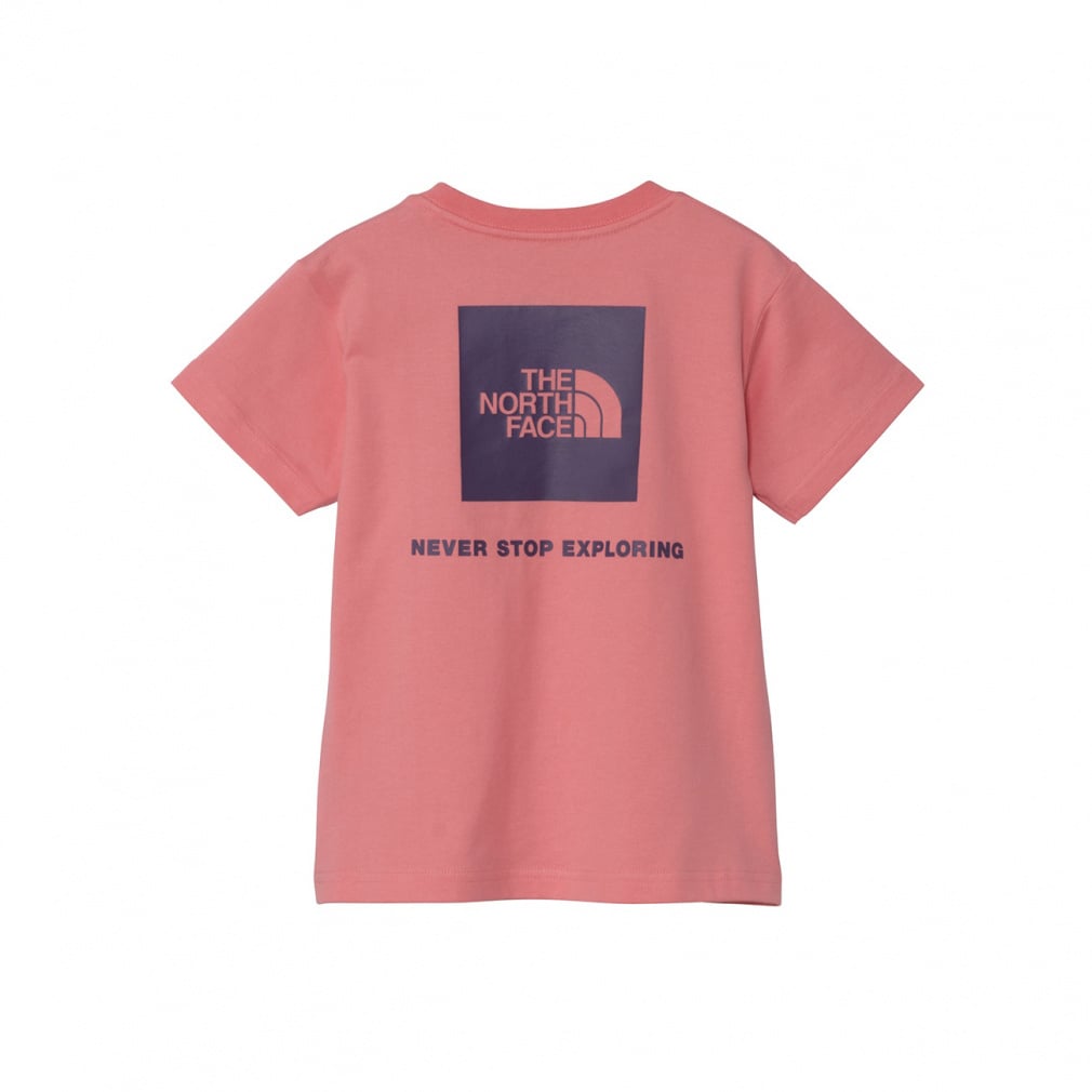T S/S Back Square Logo T トドラーショートスリーブバックスクエアロゴティー(ピンク-100cm)